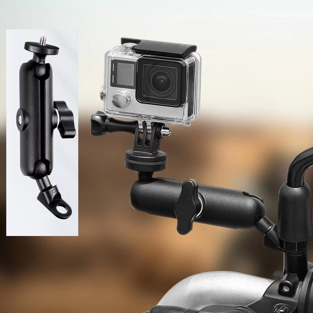 Drone Camera Action - Motorrad-Lenkerhalterung aus Aluminium für GoPro Hero