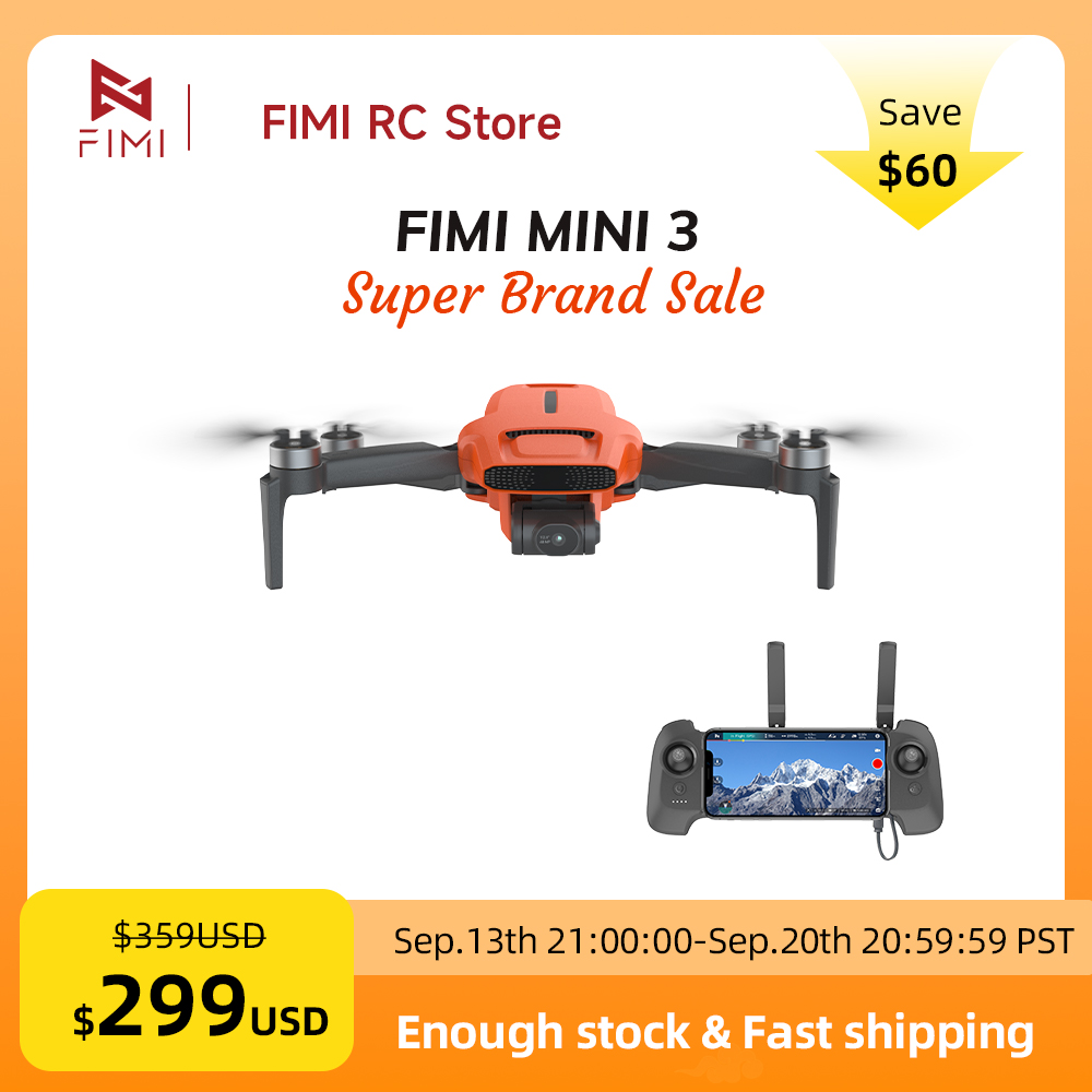 Drone Camera Night Vision - FIMI MINI 3 Kamera-Drohne 4K 60fps